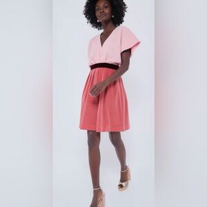 Pomander Place Pink and Coral Mini Dress